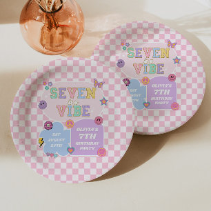 Assiettes En Carton Sept est une ambiance Préparatoire Patch Fête d'an