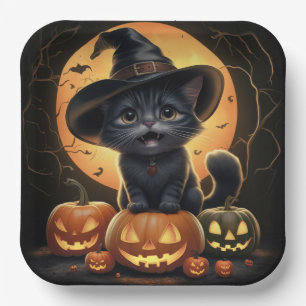 Assiettes en carton  Série 1  Black Cat 03