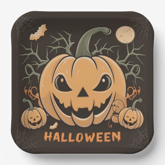 Assiettes en carton Série 2 Pumpkin 03 (Recto)