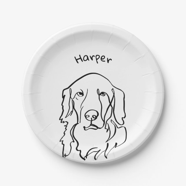 Assiettes En Carton Sérieux Et Paw (Devant)