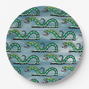 Assiettes En Carton Serpent de mer