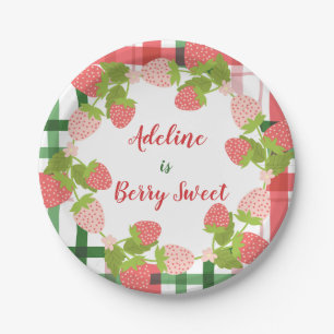 Assiettes En Carton Serre de fraise Berry Sweet