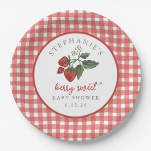 Assiettes En Carton Serviette de baby shower personnalisée aux fruits 