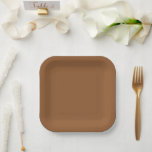 Assiettes En Carton Serviettes de couleur marron uni<br><div class="desc">Couleur marron uni,  correspond au motif des ustensiles de cuisine.</div>