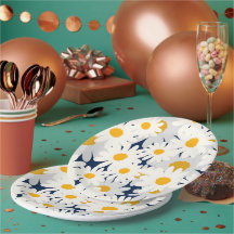 Serviettes de jardin à motif floral de marguerite