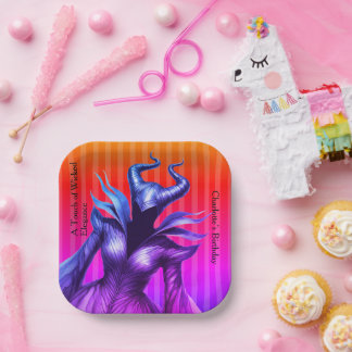 Assiettes En Carton Shadow Ball Dark Fantasy Party | green Paper Cup