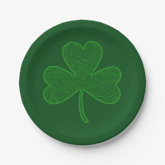 Assiettes En Carton Shamrock