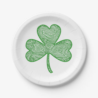 Assiettes En Carton Shamrock