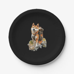 Assiettes En Carton Shiba Pitbull Inu