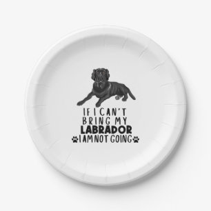 Assiettes En Carton Si je ne peux pas amener mon chien du Labrador noi