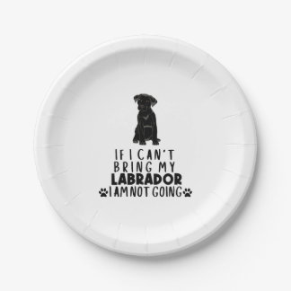 Assiettes En Carton Si je ne peux pas amener mon chien du Labrador noi
