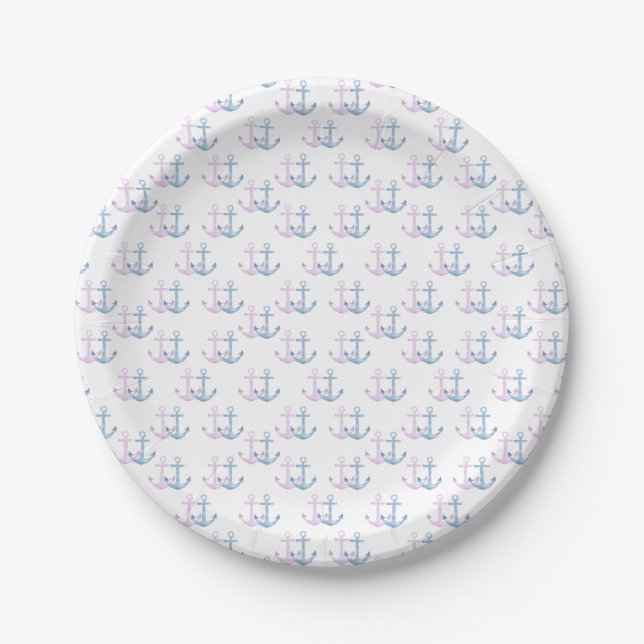 Assiettes En Carton Simple Anchor Duo ! (Devant)