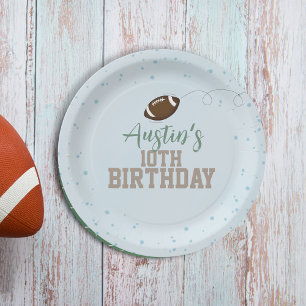 Assiettes En Carton Simple Anniversaire Mignonne Sports Football Party