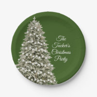 Simple élégante fête de Noël Arbre vert foncé