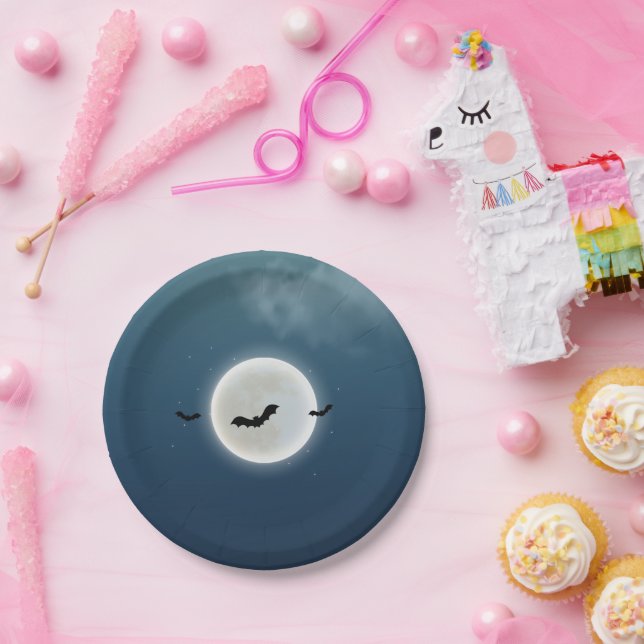 Assiettes En Carton Simple Helloween (Fête)