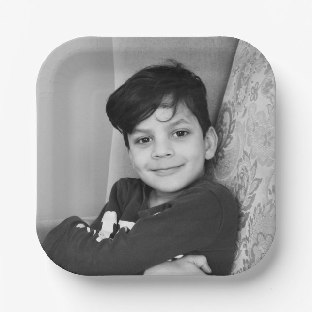 Assiettes En Carton Simple personnalisée créer votre propre plaque de  (Recto)