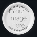 Assiettes En Carton simple photo personnalisée 1600s pirate historique<br><div class="desc">Simple Photo personnalisée Plaque de soirée papier personnalisée, vous vieux, pirate, style renaissance juste texte Téléchargez une photo, et facilement créer votre plaque de papier personnalisé. avec votre texte de pirate vieux 1700s historique ye vieux style anglais Vous pouvez TRANSFÉRER ce DESIGN sur d'autres produits Zazzle et l'ajuster à la...</div>