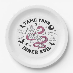 Assiettes En Carton Skeleton Main Making Heart