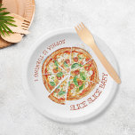Assiettes En Carton Slice Slice Baby Pizza moderne Anniversaire Papier<br><div class="desc">Slice Slice Baby Pizza moderne Anniversaire Plaques de papier de fête</div>