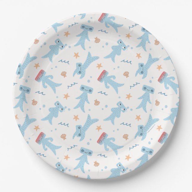 Assiettes En Carton Slumberkins Hammerhead Birthday (Devant)