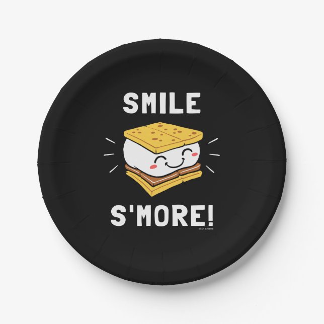 Assiettes En Carton Smile S'more (Devant)