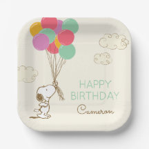 Snoopy et Ballons Anniversaire