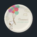 Assiettes En Carton Snoopy et Ballons Anniversaire<br><div class="desc">Célébrez avec style avec Snoopy et Ballons Plaques de papier d'anniversaire! Avec Snoopy tenant des ballons colorés, ces assiettes apportent une ambiance joyeuse et festive à toute fête d'anniversaire sur le thème des cacahuètes. Parfaits pour servir des snacks, des gâteaux ou des gâteaux de fête, ils apportent une touche ludique...</div>