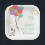 Assiettes En Carton Snoopy et Ballons Anniversaire<br><div class="desc">Ajoutez une touche ludique à votre fête d'anniversaire avec Snoopy & Balloons Plaques papier d'anniversaire! Avec Snoopy tenant des ballons colorés, ces assiettes amusantes et vibrantes sont parfaites pour servir de la nourriture et des gâteries à votre fête d'anniversaire sur le thème des cacahuètes. Laissez Snoopy apporter plus de charme...</div>