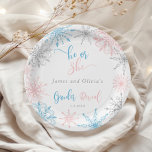 Assiettes En Carton Snowflakes genre révéler<br><div class="desc">Snowflakes genre révéler qu'il ou elle Papier Plaques Correspondance articles sont disponibles.</div>