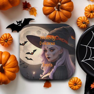 Assiettes En Carton Soins délicieux La fête d'Halloween