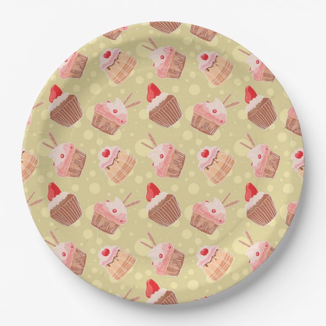 Assiettes En Carton Soins sucrés (Devant)