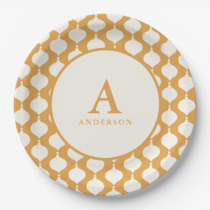 Assiettes En Carton Soirée de Noël élégante et vintage
