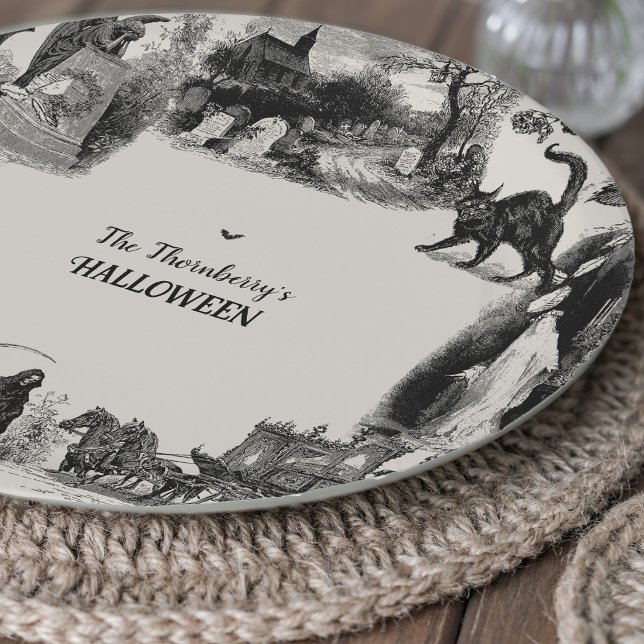 Assiettes En Carton Soirée Halloween (Créateur téléchargé)