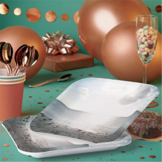 Assiettes En Carton Soleil Gloire À La Plage