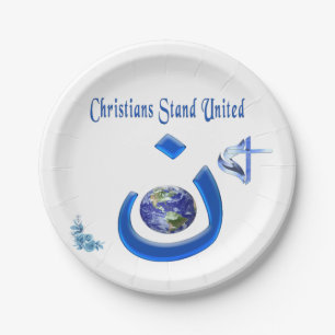 Assiettes En Carton Solidarité chrétienne
