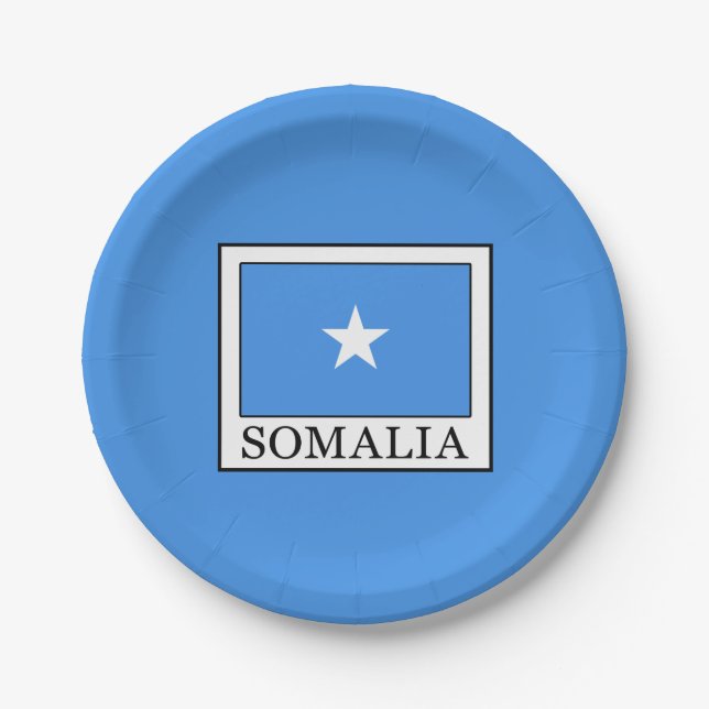 Assiettes En Carton Somalie (Devant)