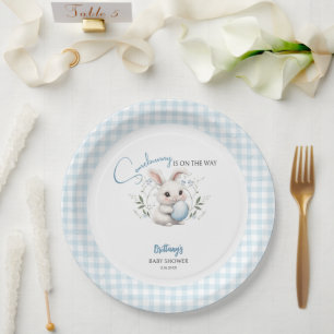 Assiettes En Carton Somebunny est sur le Baby shower de Pâques de Way
