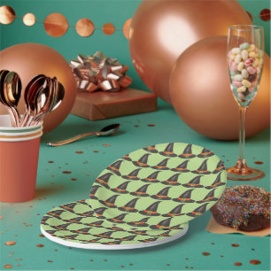 Assiettes En Carton Sorcière d'Halloween sorcières sorcières Casquette