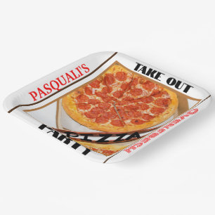 Assiettes En Carton Sortir Pizza Nom de la fête