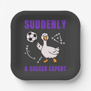 Assiettes En Carton Soudain un expert de football
