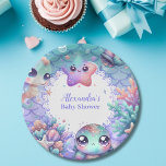 Assiettes En Carton Sous le Baby shower d'aquarelle de mer<br><div class="desc">Immergez votre célébration baby shower dans la beauté enchanteresse de l'océan avec nos "Plaques en papier Baby shower sous l'aquarelle de la mer". Transportez vos invités dans un pays merveilleux sous-marin avec ces charmantes plaques en papier, avec des illustrations d'aquarelle géante de la vie marine et des scènes sous-marines enchanteresses....</div>