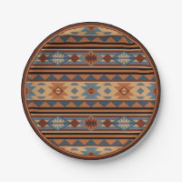 Southwest Design Adobe Gray Brown Tribal Pattern
