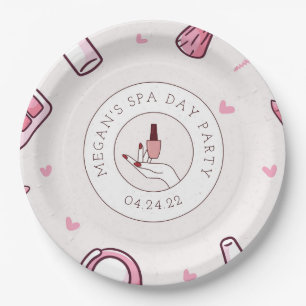 Assiettes En Carton Spa Jour Anniversaire Fête Grandes Plaques de Pap
