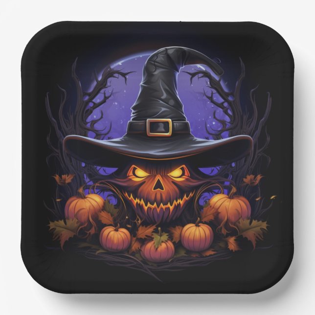 Assiettes en carton Spectral Shadows (Recto)