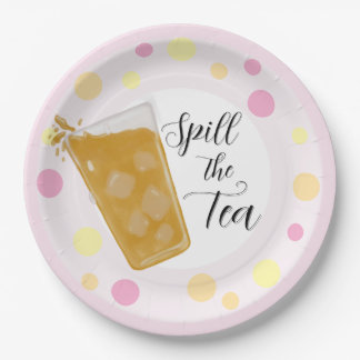 Assiettes En Carton Spill the Tea Party Plates