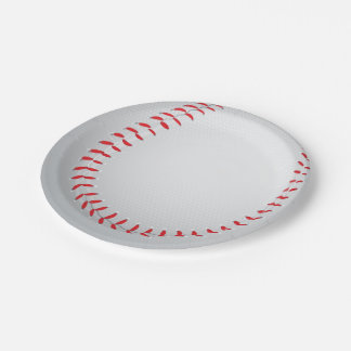 Assiettes En Carton Sport De Baseball