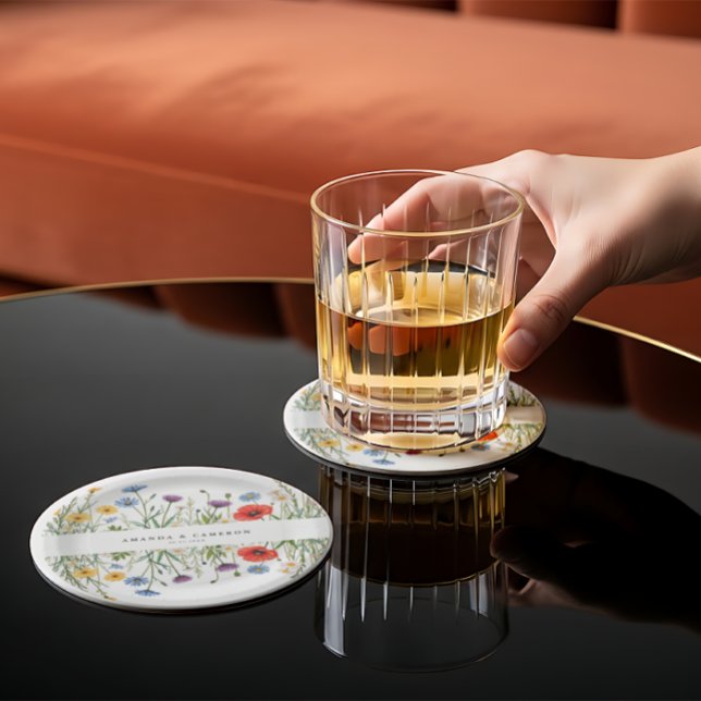 Assiettes En Carton Spring Wild Flower Meadow  Wedding (Créateur téléchargé)