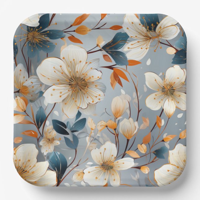 Assiettes en carton Springtime Harmony (Recto)