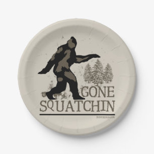 Assiettes En Carton Squatchin allé