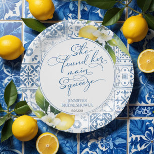 Assiettes En Carton Squeeze Fête des mariées méditerranéenne au citr